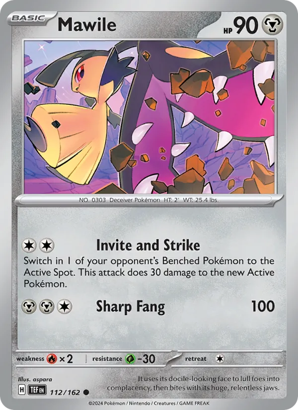 Mawile #112 – Temporal Forces card