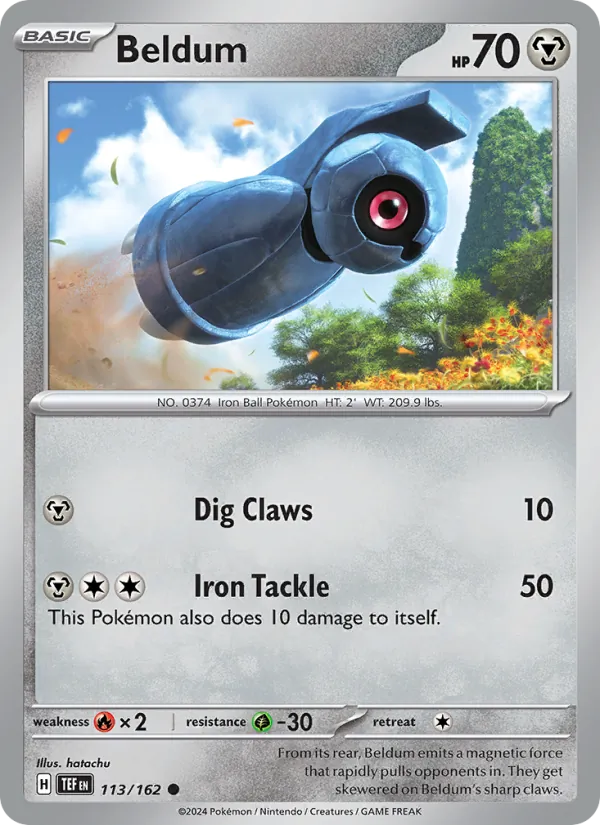 Beldum #113 – Temporal Forces card