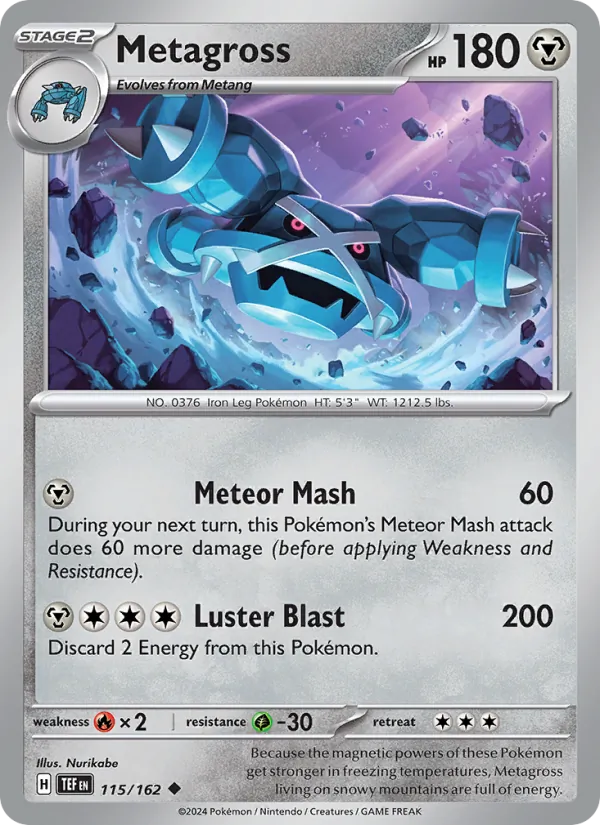 Metagross #115 – Temporal Forces card