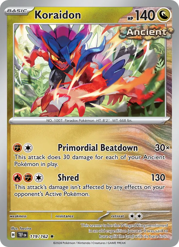 Koraidon #119 – Temporal Forces card