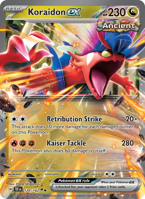 Koraidon ex #120 – Temporal Forces card