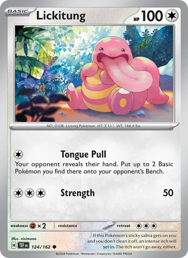 Lickitung #124 – Temporal Forces card