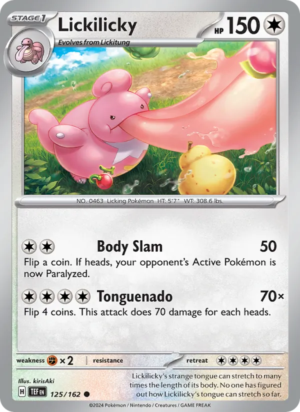 Lickilicky #125 – Temporal Forces card