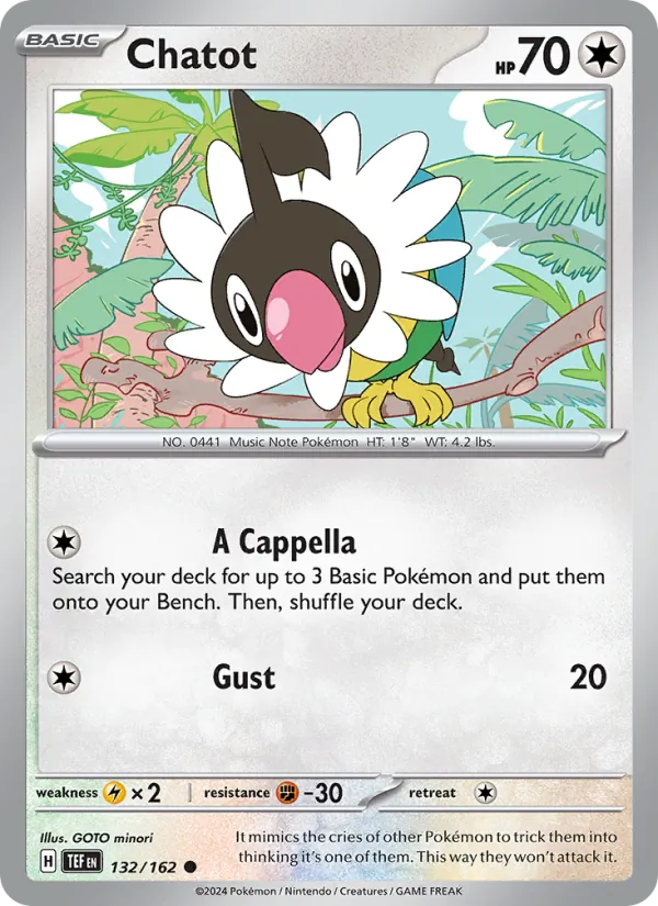 Chatot #132 – Temporal Forces card