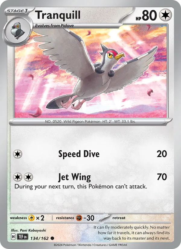 Tranquill #134 – Temporal Forces card