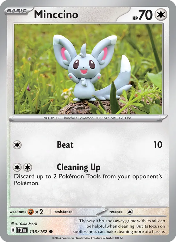 Minccino #136 – Temporal Forces card