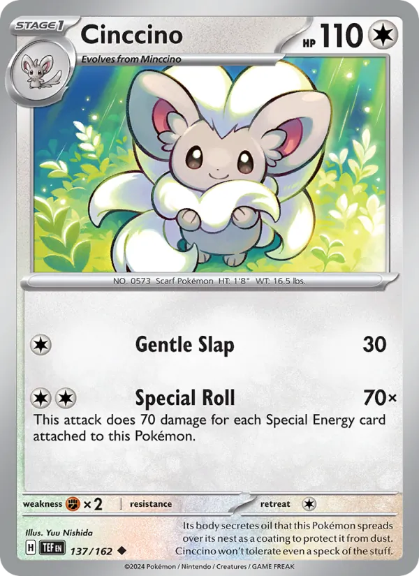 Cinccino #137 – Temporal Forces card