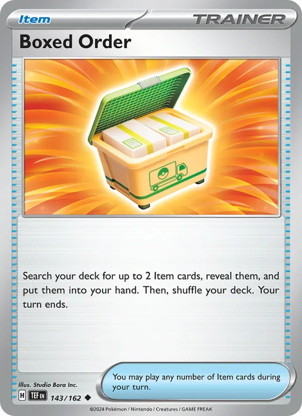 Boxed Order #143 – Temporal Forces card