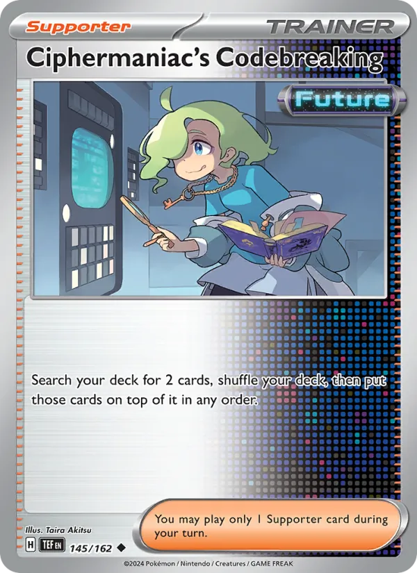 Ciphermaniac's Codebreaking #145 – Temporal Forces card