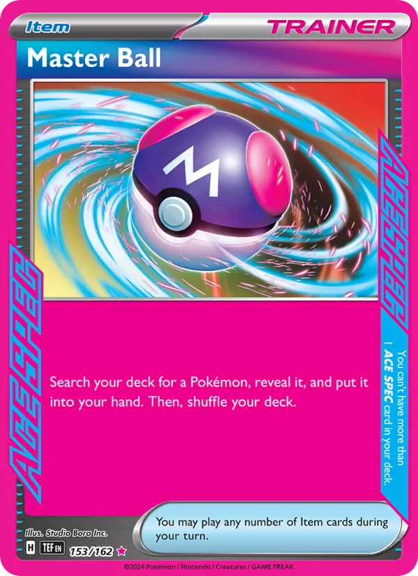 Master Ball #153 – Temporal Forces card