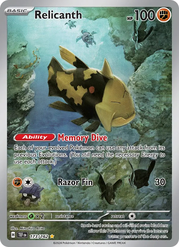 Relicanth #173 – Temporal Forces card