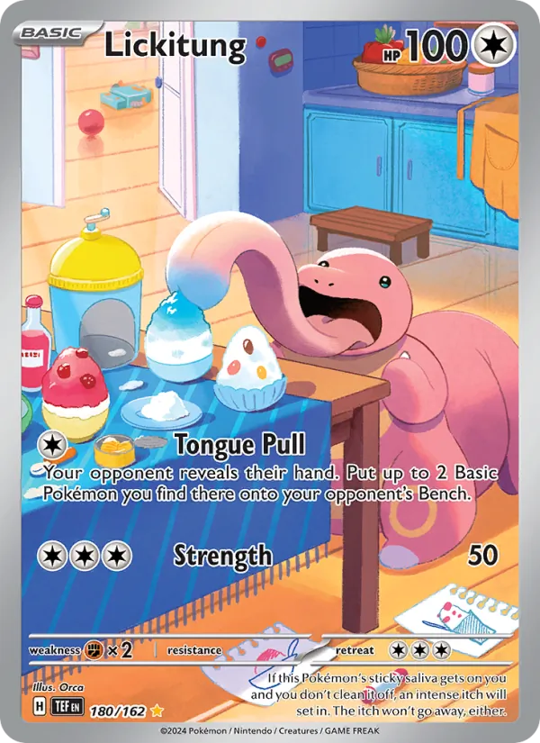 Lickitung #180 – Temporal Forces card
