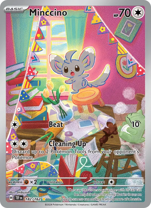 Minccino #182 – Temporal Forces card