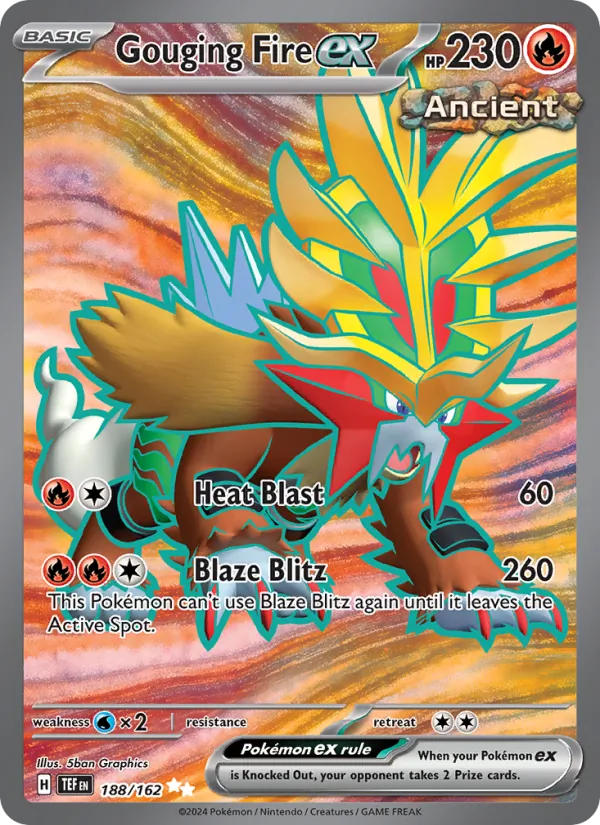Gouging Fire ex #188 – Temporal Forces card