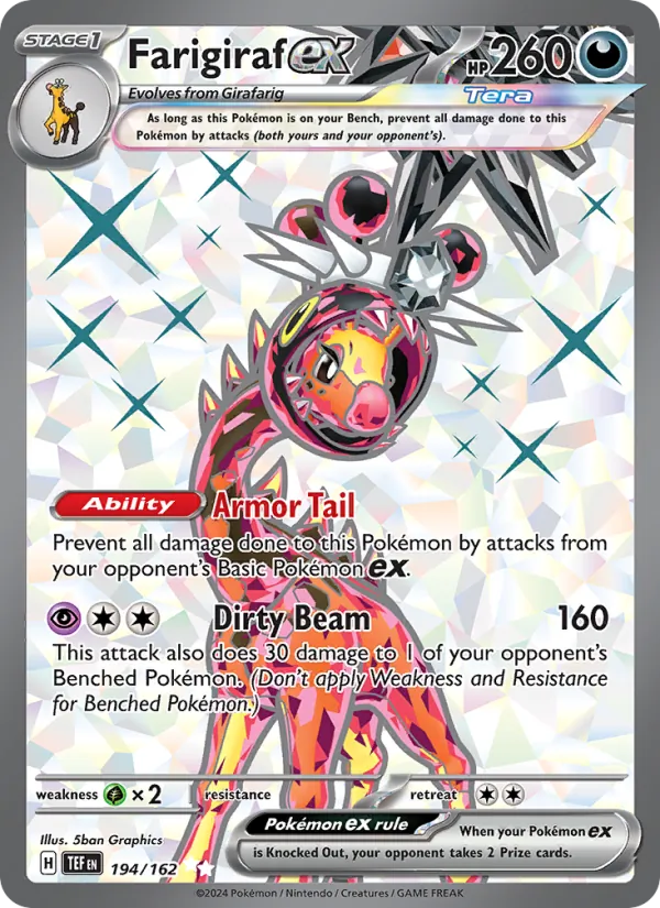 Farigiraf ex #194 – Temporal Forces card