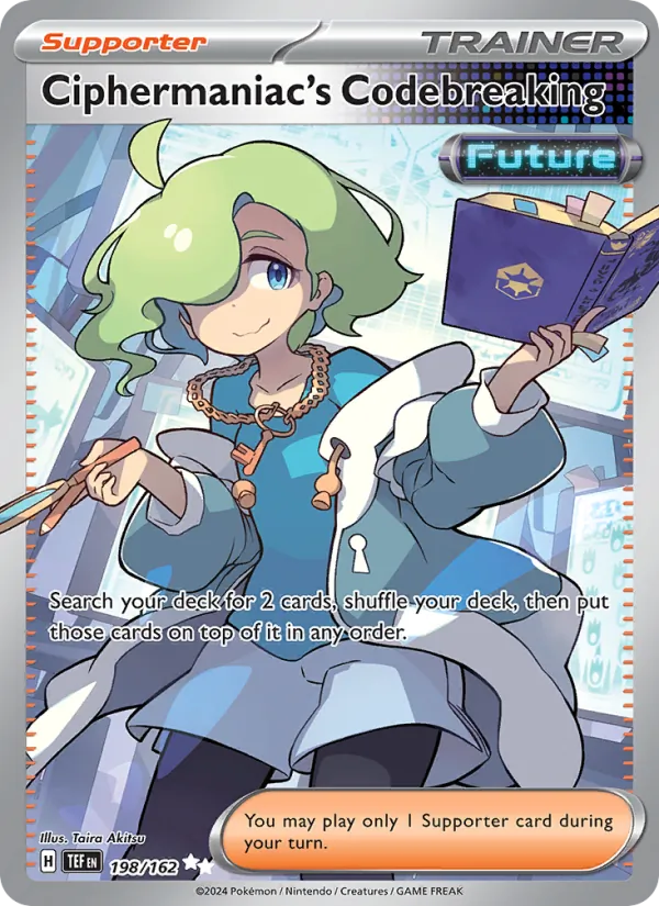 Ciphermaniac's Codebreaking #198 – Temporal Forces card