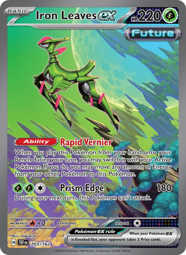 Iron Leaves ex #203 – Temporal Forces card