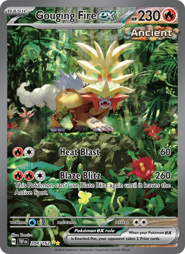 Gouging Fire ex #204 – Temporal Forces card