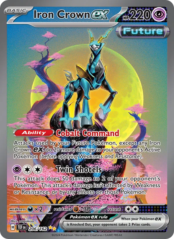 Iron Crown ex #206 – Temporal Forces card