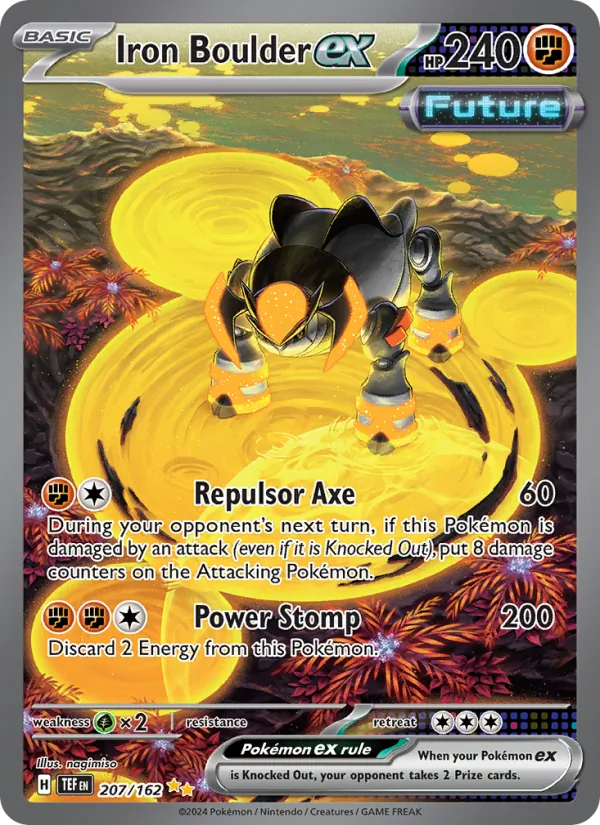 Iron Boulder ex #207 – Temporal Forces card