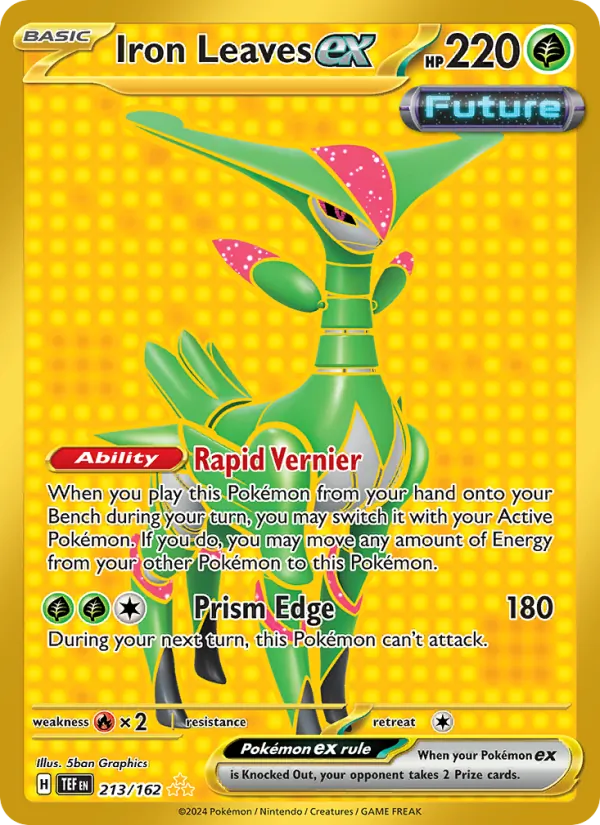Iron Leaves ex #213 – Temporal Forces card