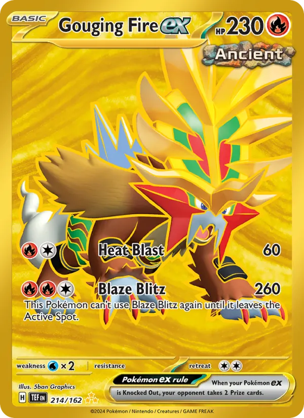 Gouging Fire ex #214 – Temporal Forces card