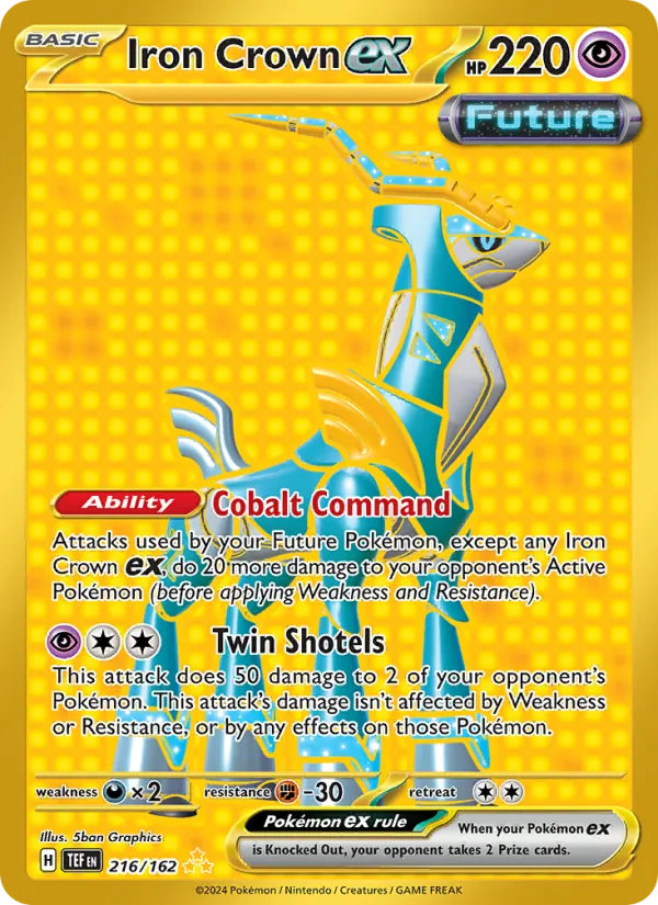 Iron Crown ex #216 – Temporal Forces card