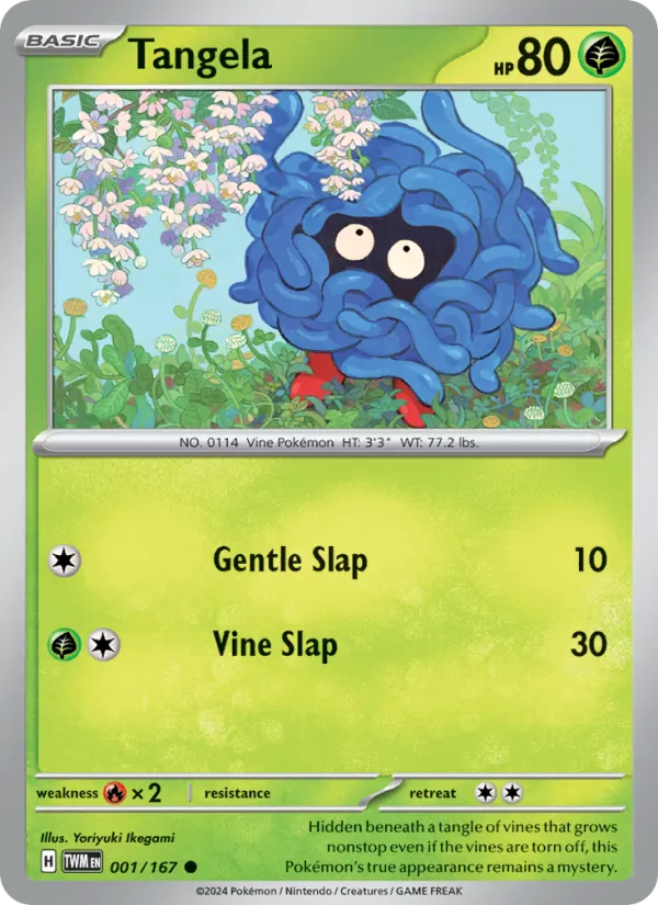 Tangela #001 – Twilight Masquerade card
