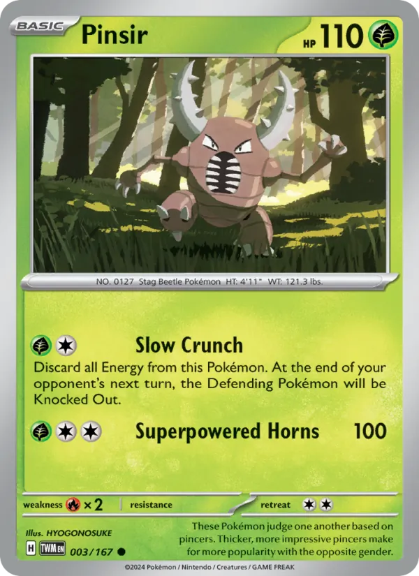 Pinsir #003 – Twilight Masquerade card