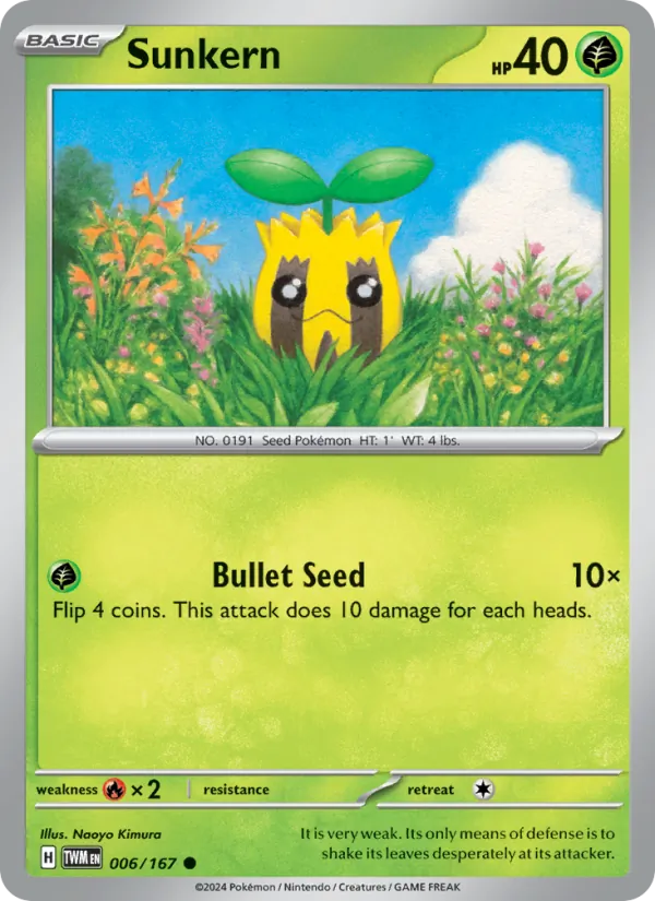 Sunkern #006 – Twilight Masquerade card
