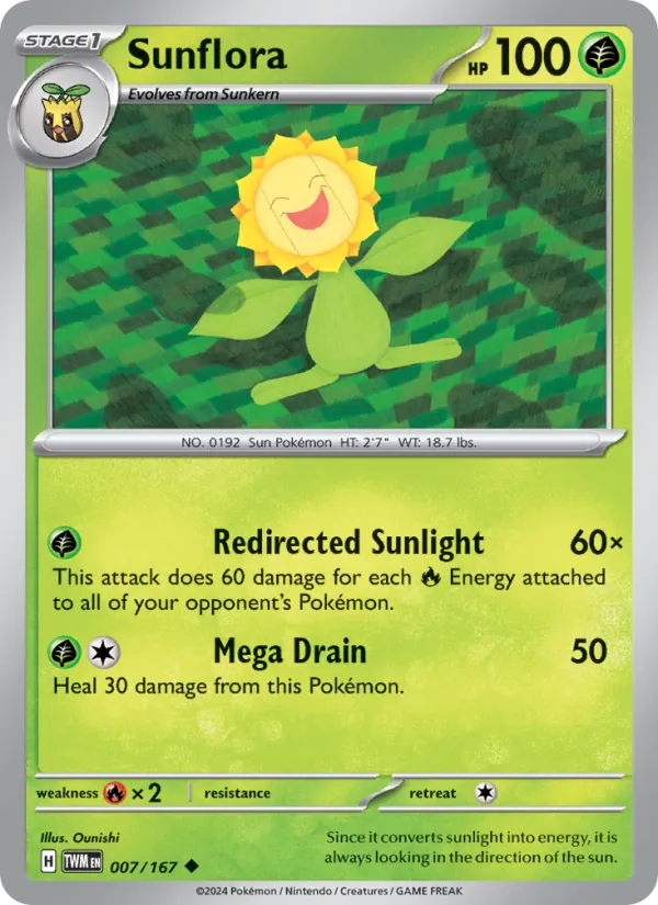 Sunflora #007 – Twilight Masquerade card