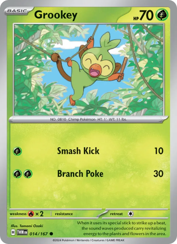 Grookey #014 – Twilight Masquerade card
