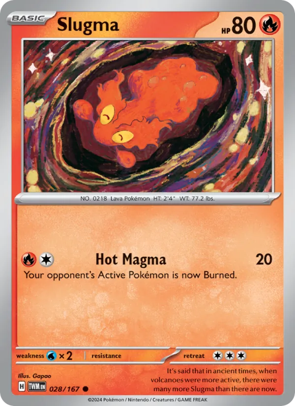 Slugma #028 – Twilight Masquerade card