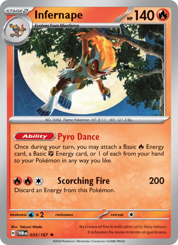 Infernape #033 – Twilight Masquerade card