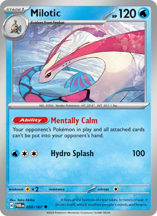 Milotic #050 – Twilight Masquerade card