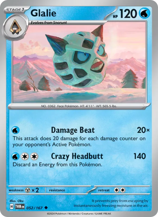 Glalie #052 – Twilight Masquerade card