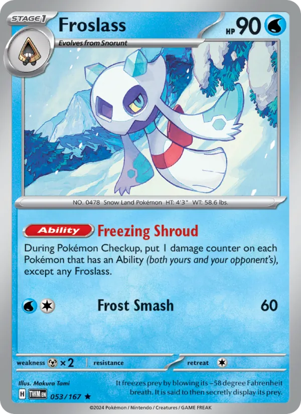 Froslass #053 – Twilight Masquerade card