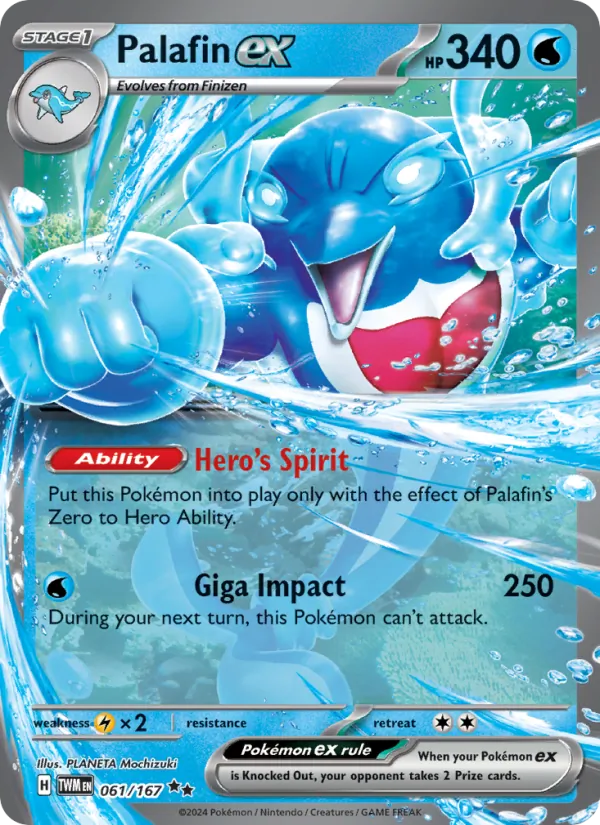 Palafin ex #061 – Twilight Masquerade card