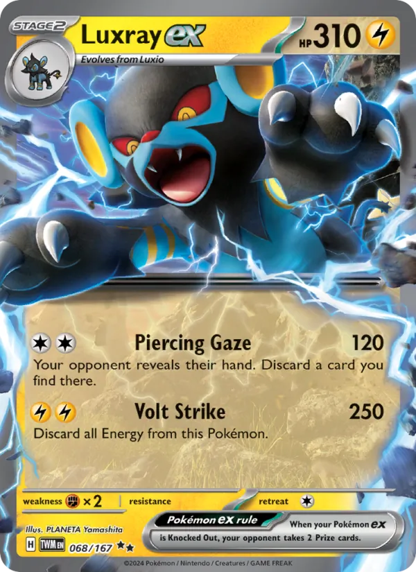 Luxray ex #068 – Twilight Masquerade card