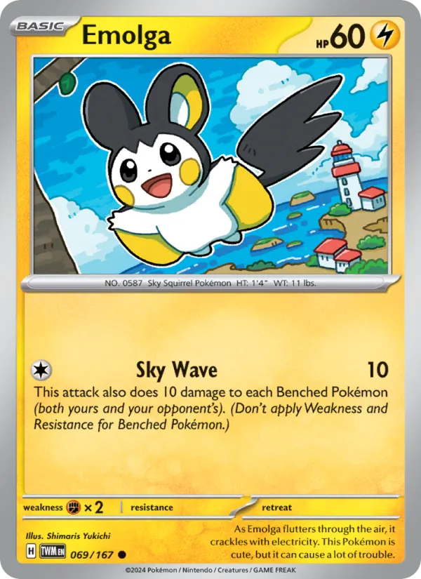 Emolga #069 – Twilight Masquerade card