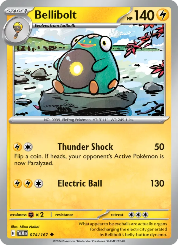 Bellibolt #074 – Twilight Masquerade card