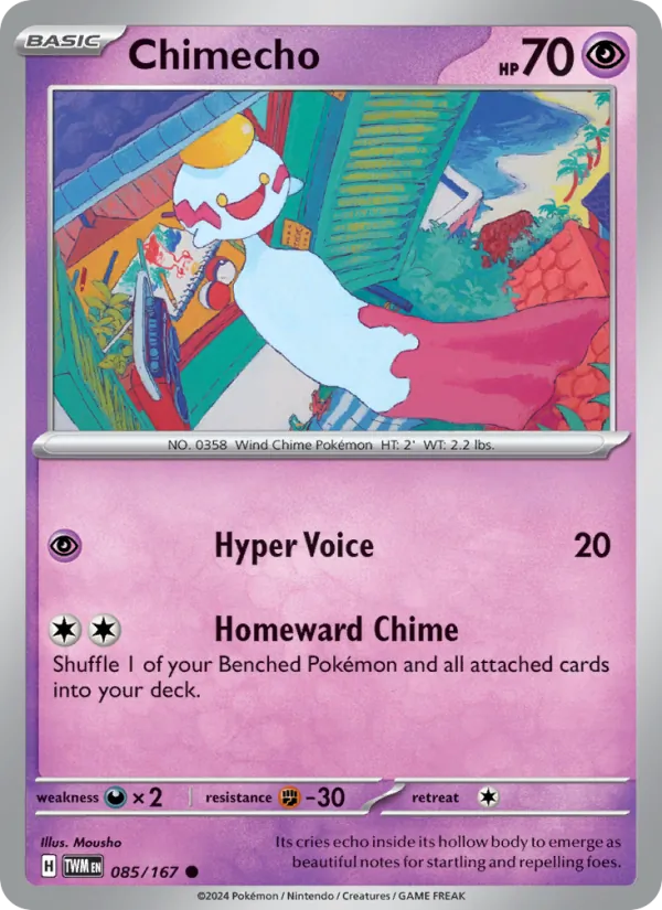 Chimecho #085 – Twilight Masquerade card