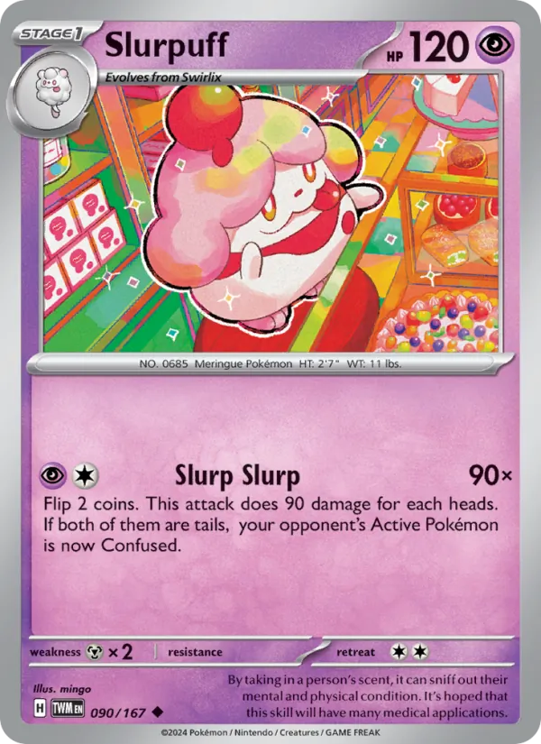 Slurpuff #090 – Twilight Masquerade card