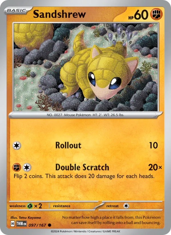 Sandshrew #097 – Twilight Masquerade card