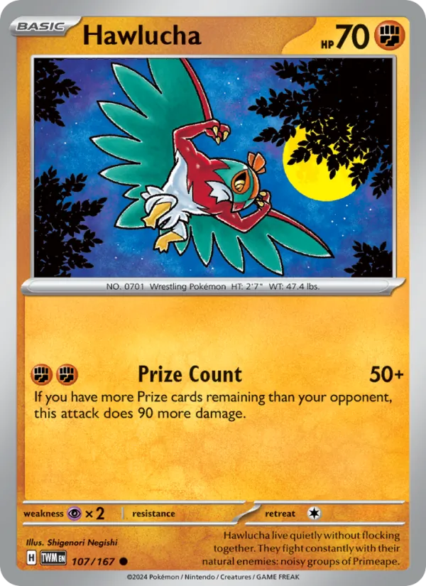 Hawlucha #107 – Twilight Masquerade card