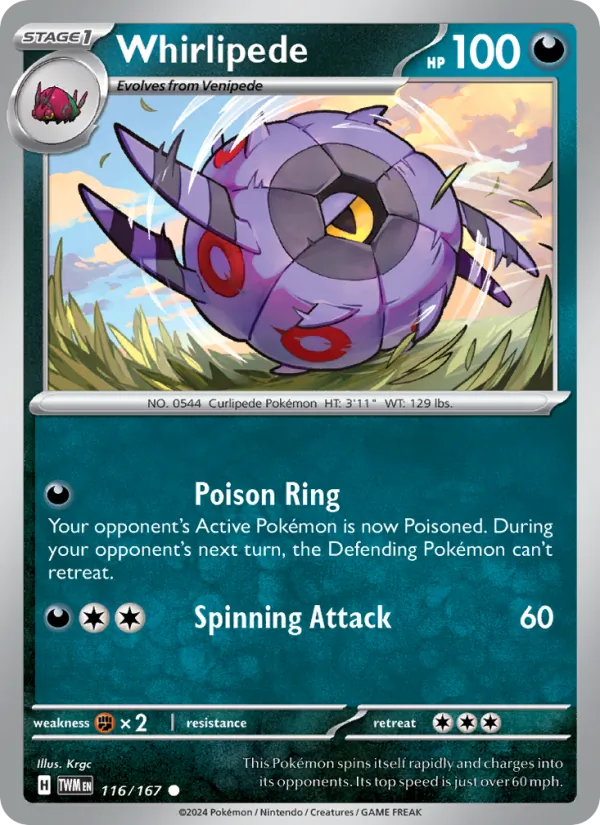 Whirlipede #116 – Twilight Masquerade card