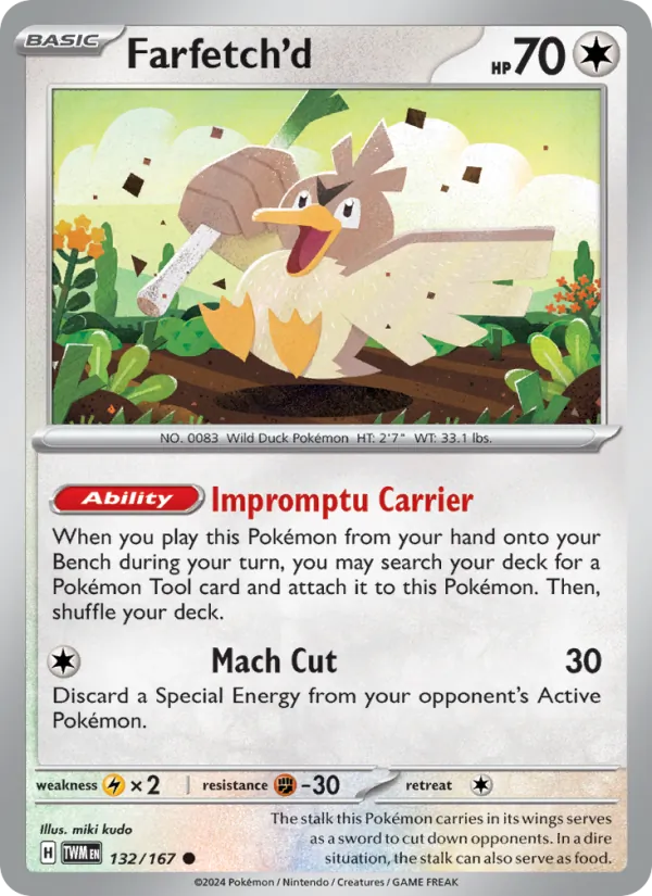 Farfetch'd #132 – Twilight Masquerade card