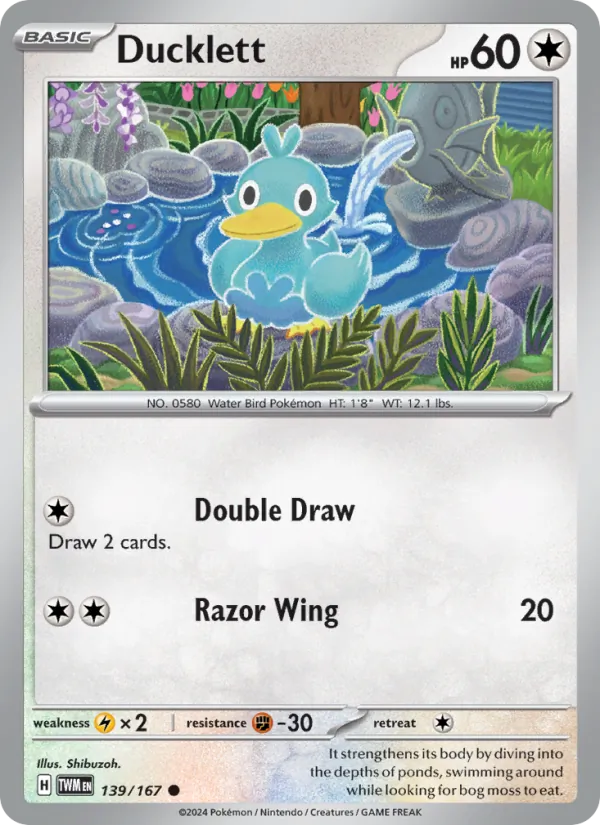 Ducklett #139 – Twilight Masquerade card