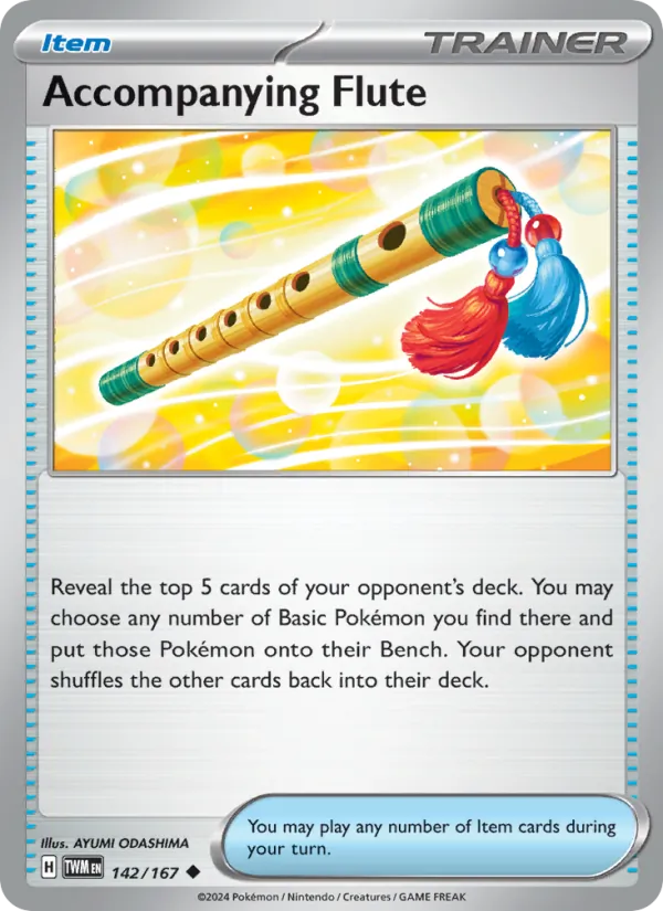 Accompanying Flute #142 – Twilight Masquerade card