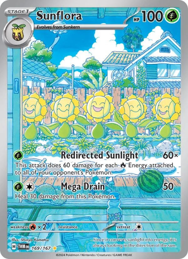 Sunflora #169 – Twilight Masquerade card